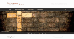 Desktop Screenshot of groundedingrace.com
