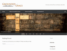 Tablet Screenshot of groundedingrace.com